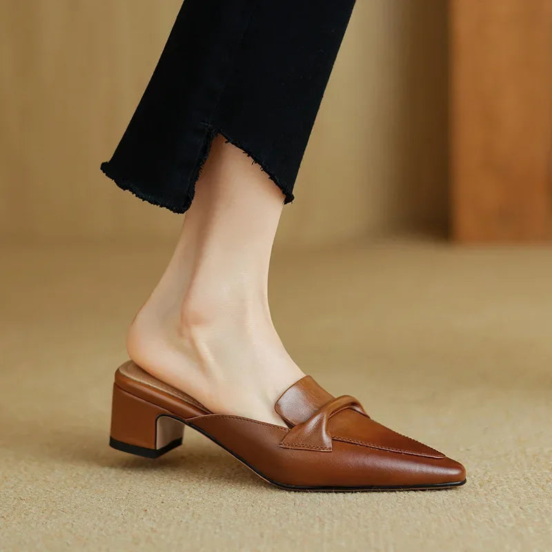 Mule in Vera Pelle Alaya