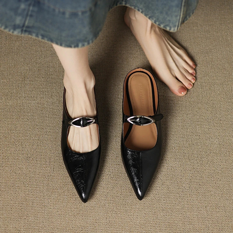 Mule in Vera Pelle Alour