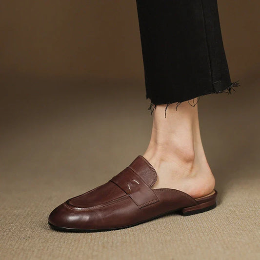 Mule in Vera Pelle Serin