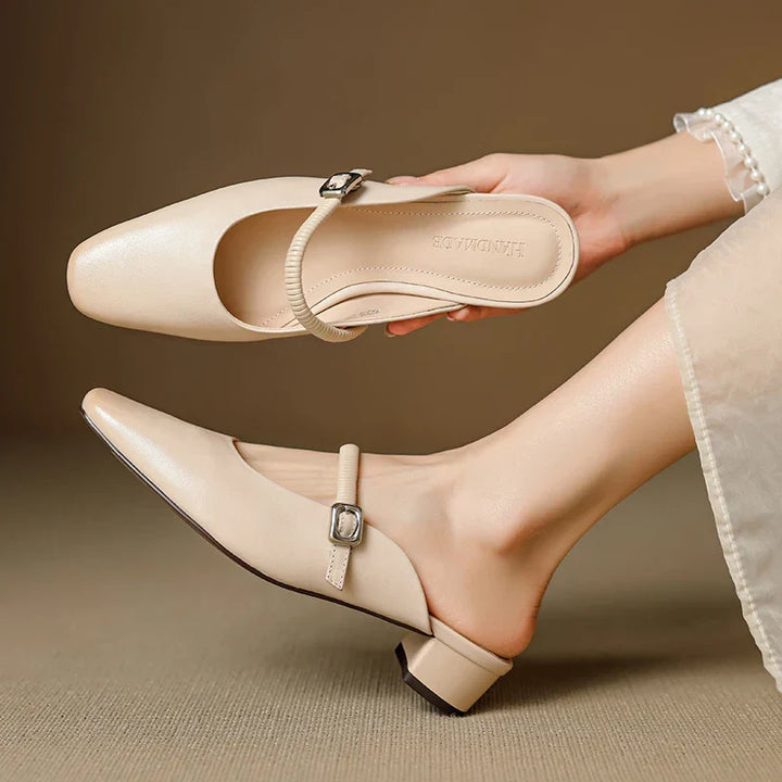 Mule Mary Jane in Vera Pelle Kera