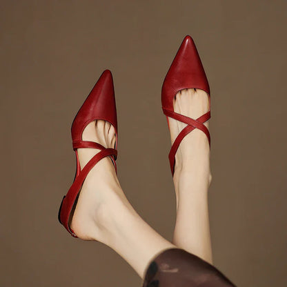 Mule in Vera Pelle Aluna