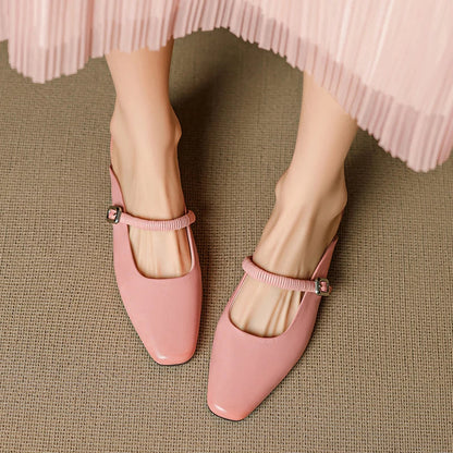 Mule Mary Jane in Vera Pelle Kera