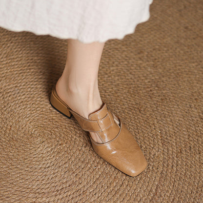Mule in Vera Pelle Ivora