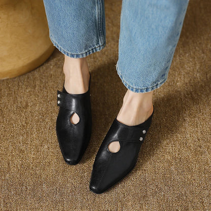 Mule in Vera Pelle Agnit