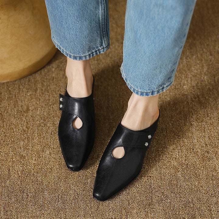 Mule in Vera Pelle Agnit