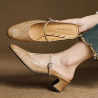 Mule in Vera Pelle Berla