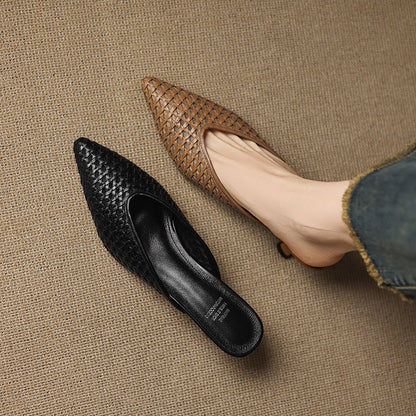 Mule in Vera Pelle Olivia