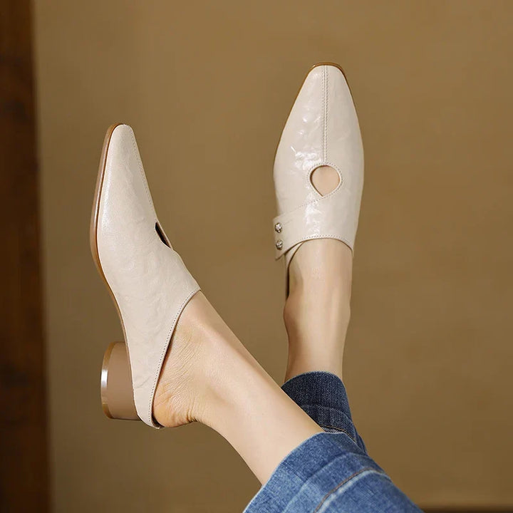 Mule in Vera Pelle Agnit
