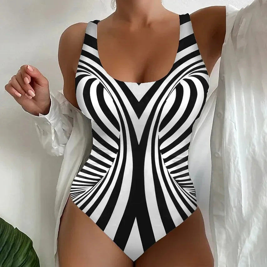 Costume da Bagno One Piece Stampa 3D