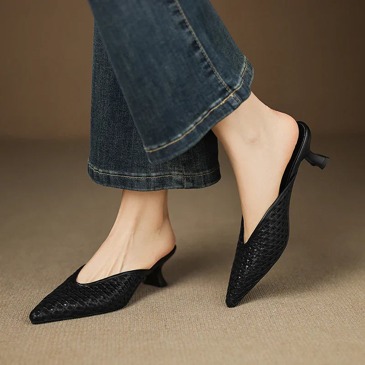 Mule in Vera Pelle Olivia