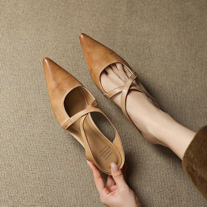Mule in Vera Pelle Aluna