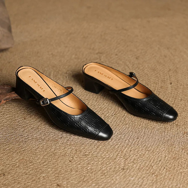 Mule in Vera Pelle Berla