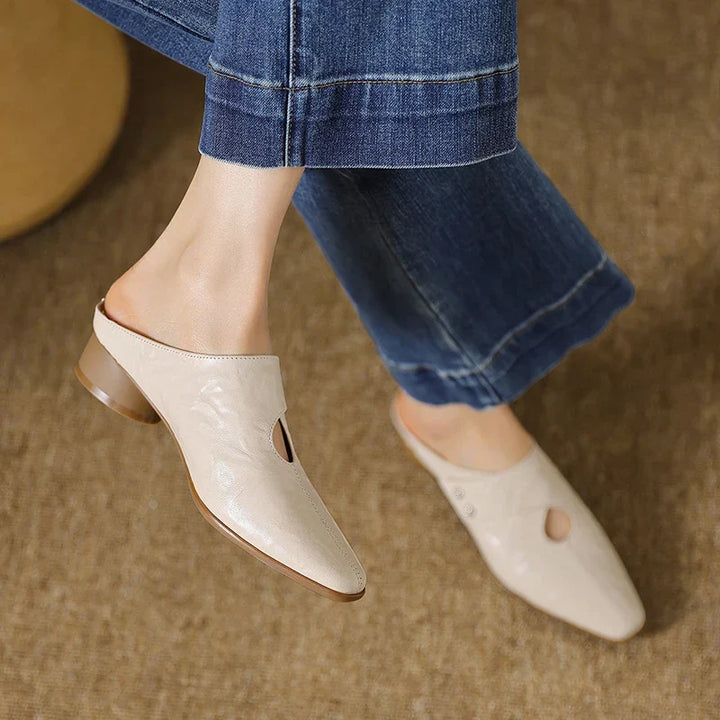 Mule in Vera Pelle Agnit