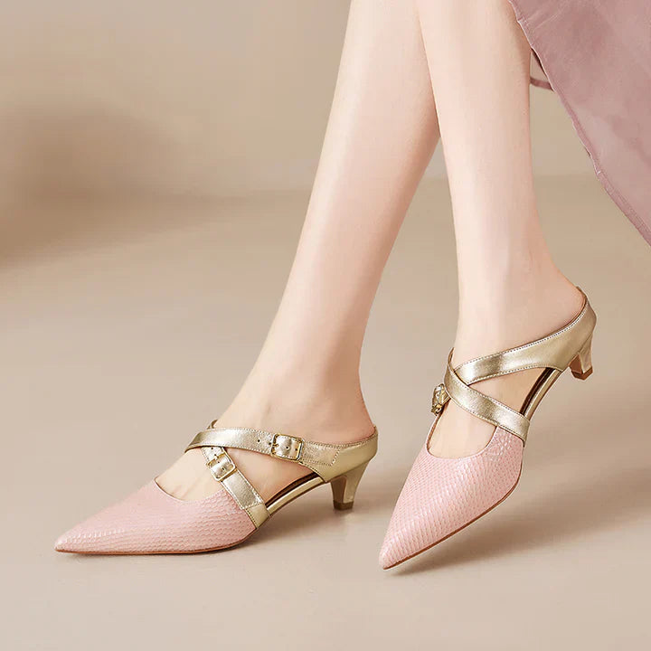 Mule in vera pelle Zelle