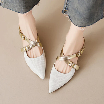 Mule in vera pelle Zelle