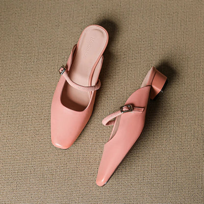 Mule Mary Jane in Vera Pelle Kera
