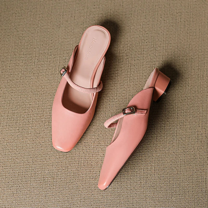 Mule Mary Jane in Vera Pelle Kera
