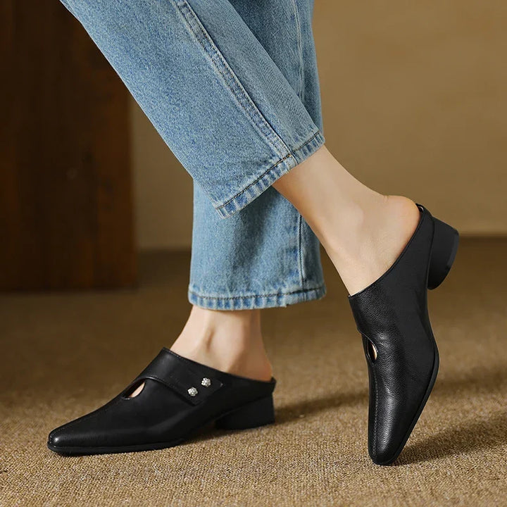 Mule in Vera Pelle Agnit