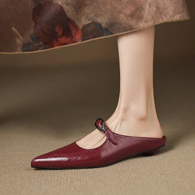 Mule in Vera Pelle Alour