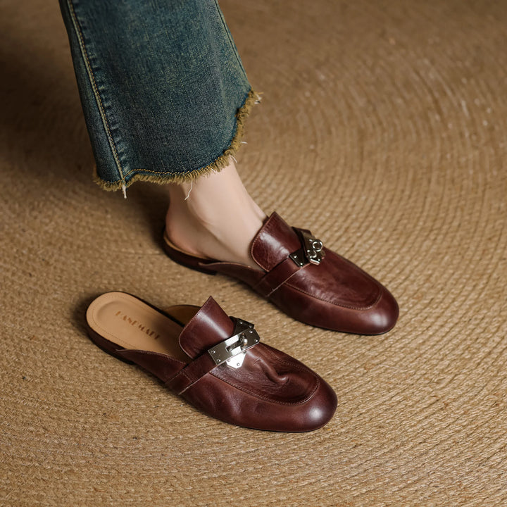 Mules in Vera Pelle Carla