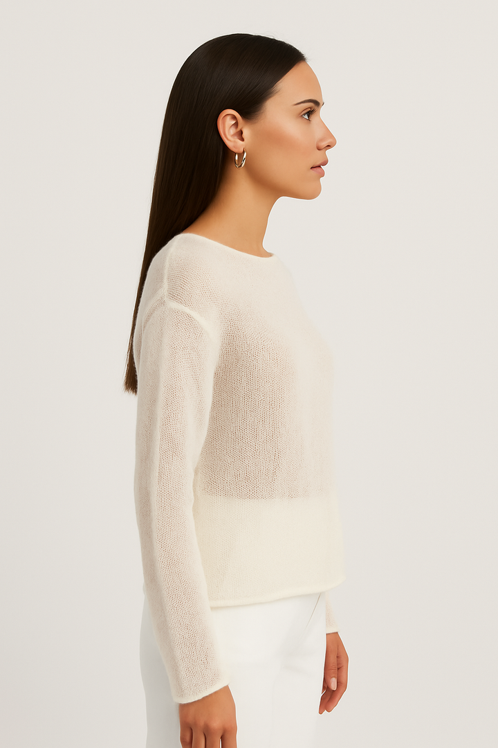 Elodie | Maglione Leggero con Scollatura a Barchetta