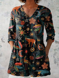 Adeline | Blusa Lunga con Scollo a V
