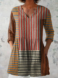 Cordelia | Blusa Lunga con Scollatura a V
