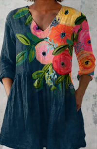 Genevieve | Blusa Lunga con Scollatura a V