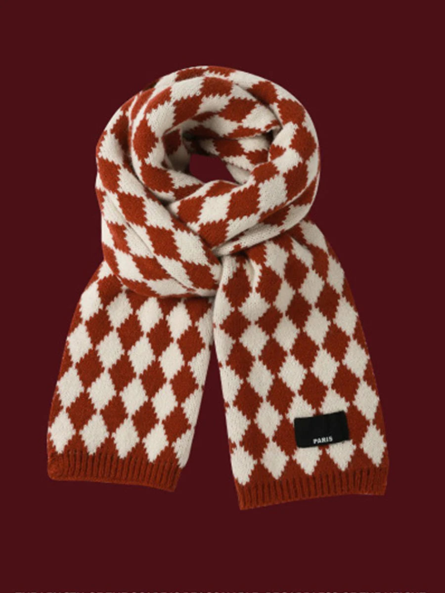 Scarf di Natale Retro Rosso
