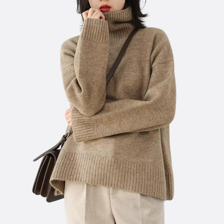 Elowen | Maglione Relaxed con Collo Alto