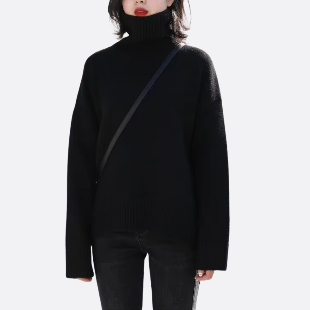 Elowen | Maglione Relaxed con Collo Alto