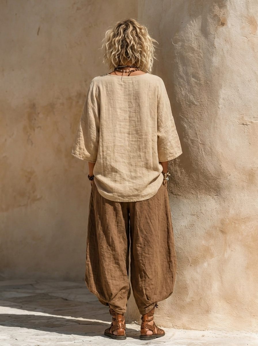Set di Stampa Artistica Nomade Bohemien in Tre Pezzi