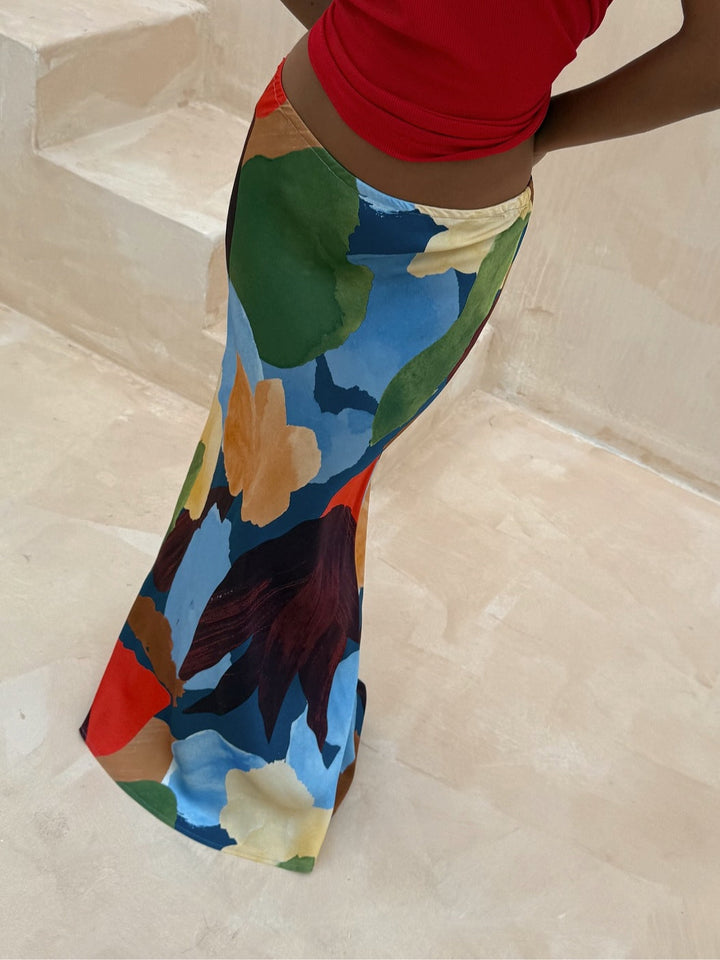 Giacca a Maglia con Motivo Geometrico Astratto