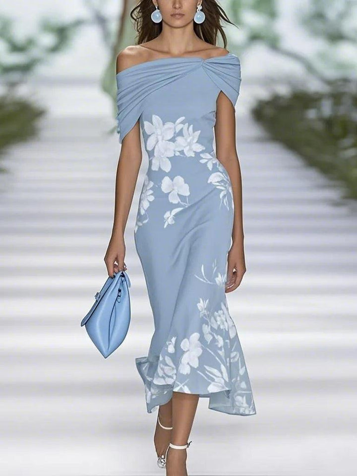 Abiti Eleganti Stampati Floreali Primavera Estate