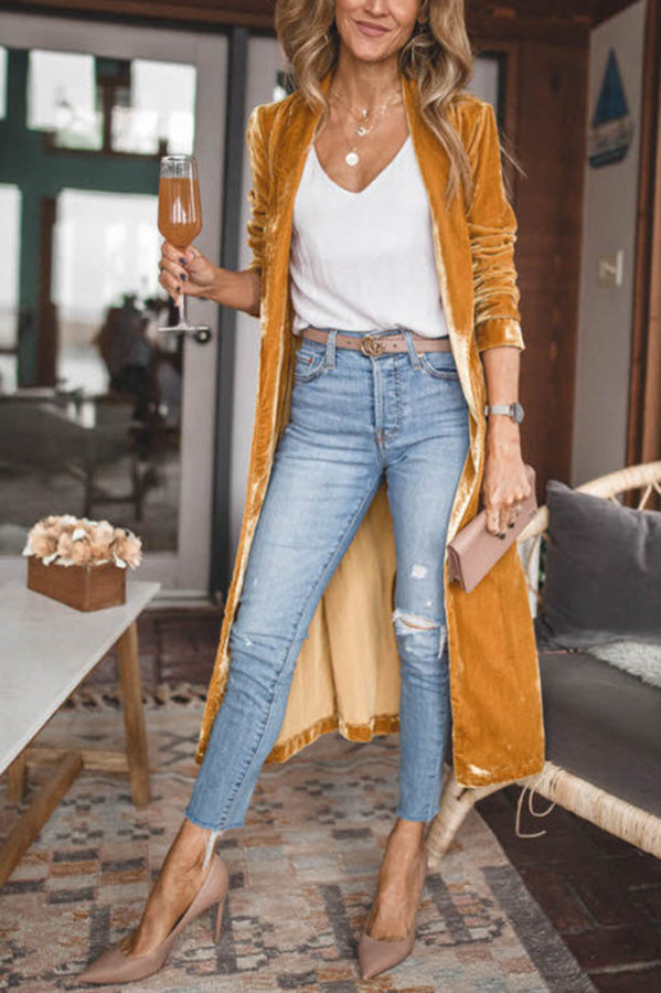 Cappotto Kimono in Velluto