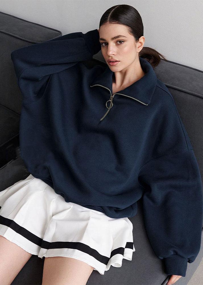 Rhea | Maglione Relaxed Half-Zip