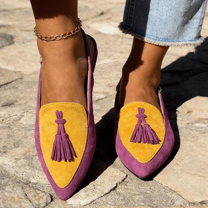 Marisa Mules Senza Tallone con Frange