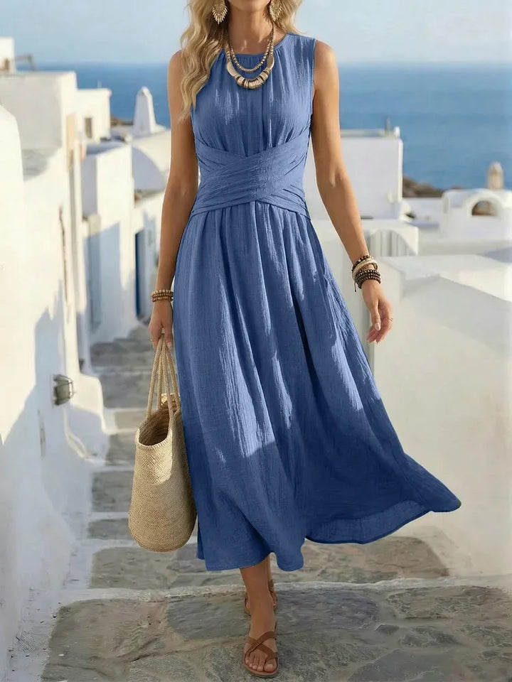 Sage | Abito Boho A-Line Senza Maniche