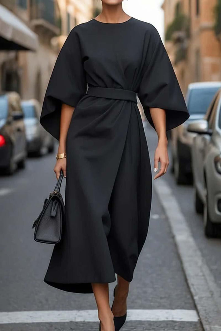 Abito Elegante a Colore Solido