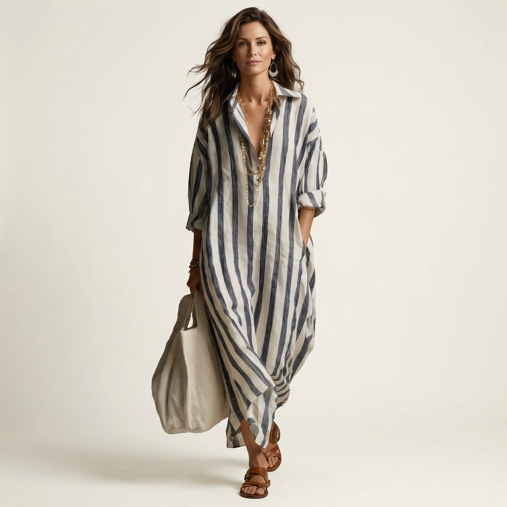 Carra | Abito Maxi a Righe