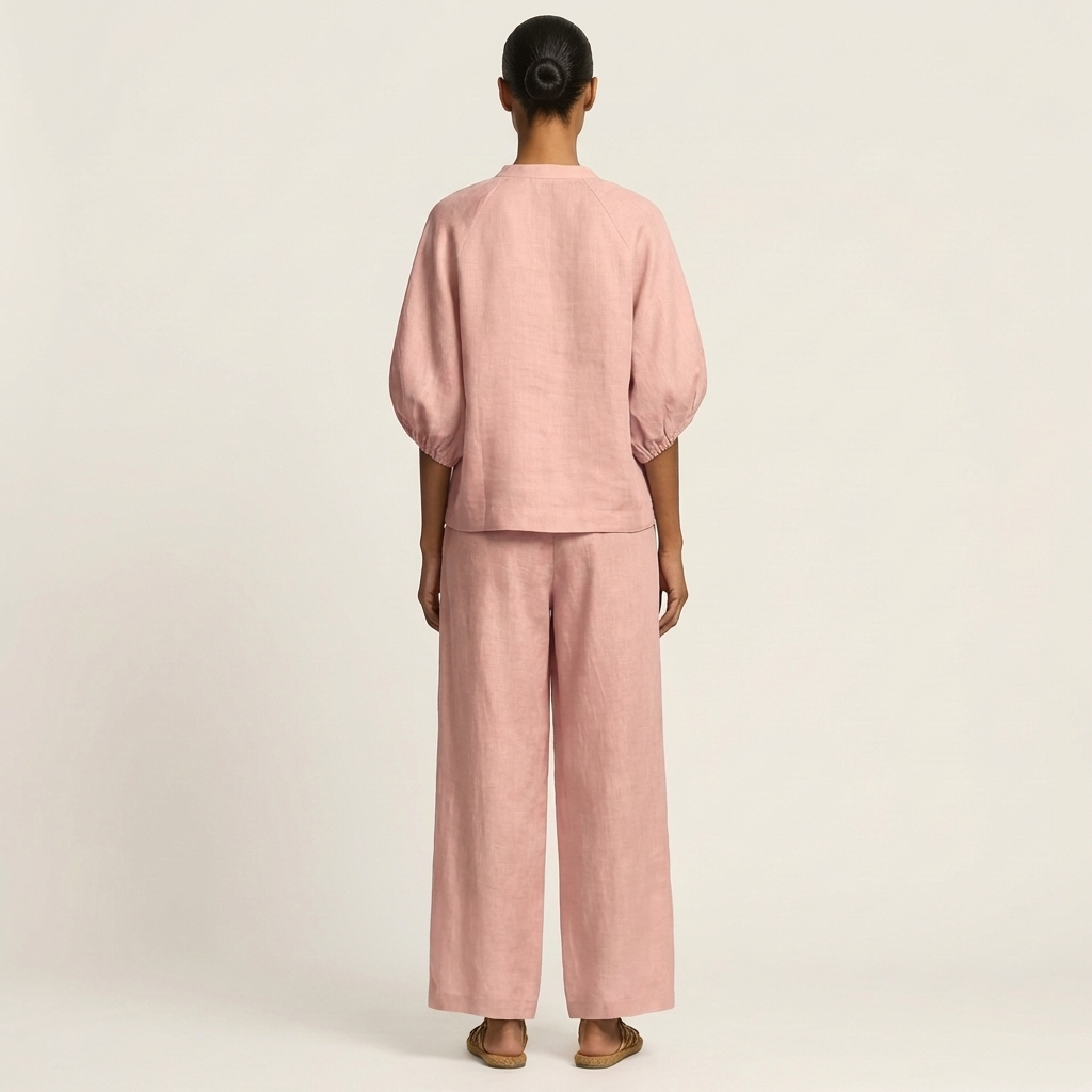 Marlowe | Set con Maniche a Puff e Zip Frontale