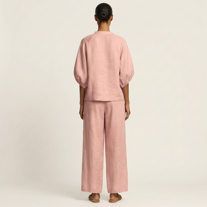 Marlowe | Set con Maniche a Puff e Zip Frontale