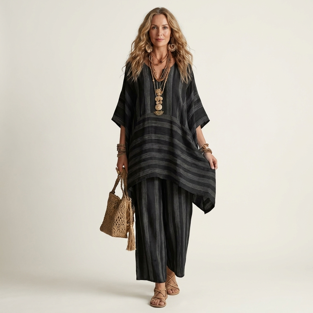 Kiara | Set a due pezzi a righe