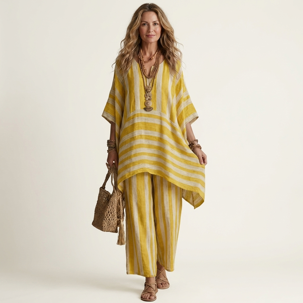 Kiara | Set a due pezzi a righe