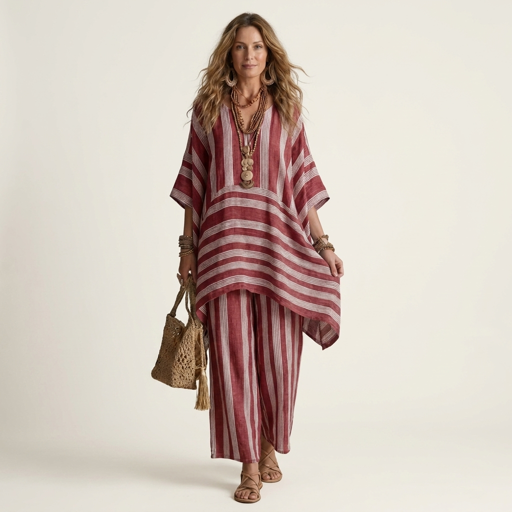 Kiara | Set a due pezzi a righe