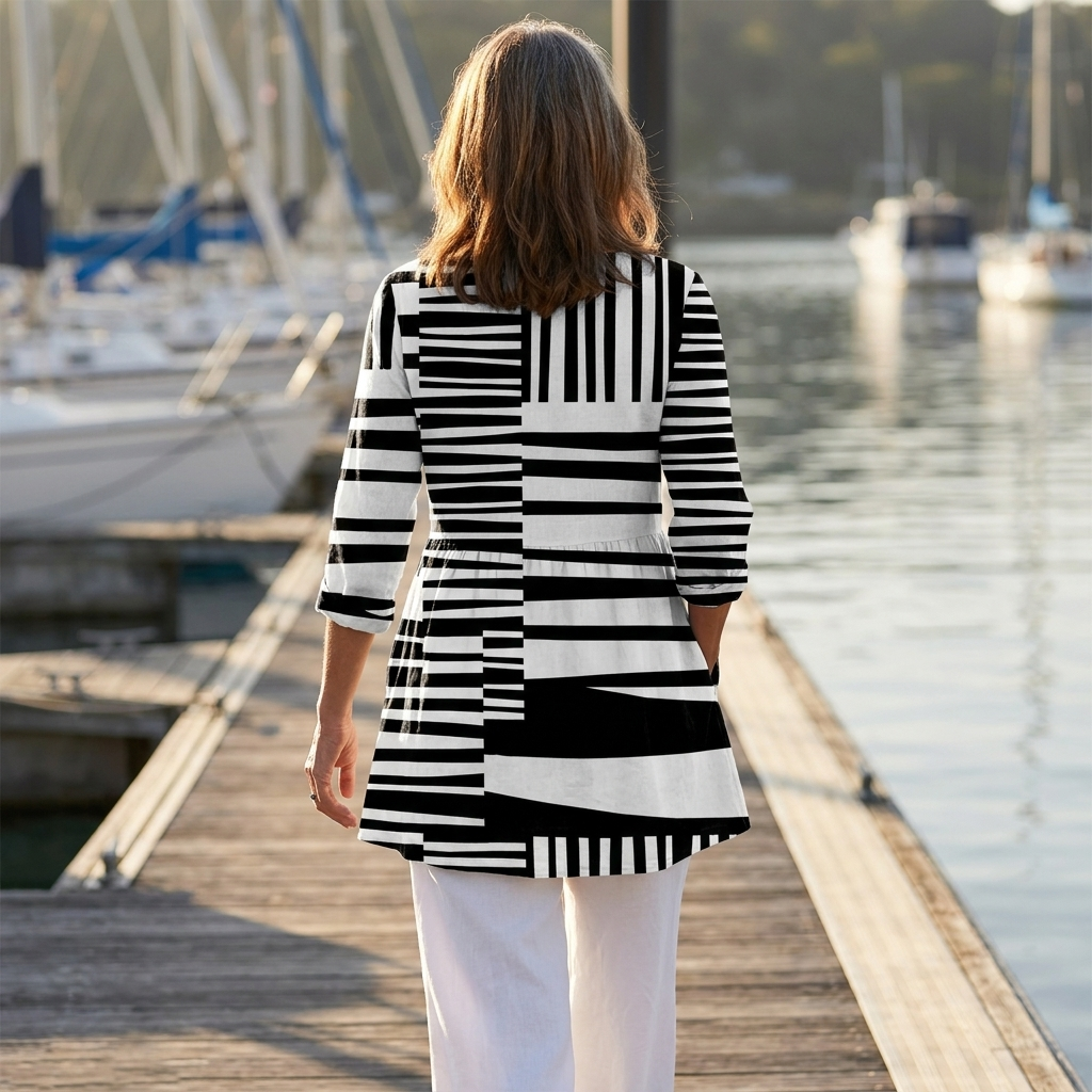 Sophie | Blusa Lunga con Scollatura a V