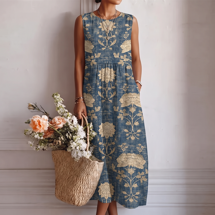 Aurora™ | Abito Midi Floreale Classico