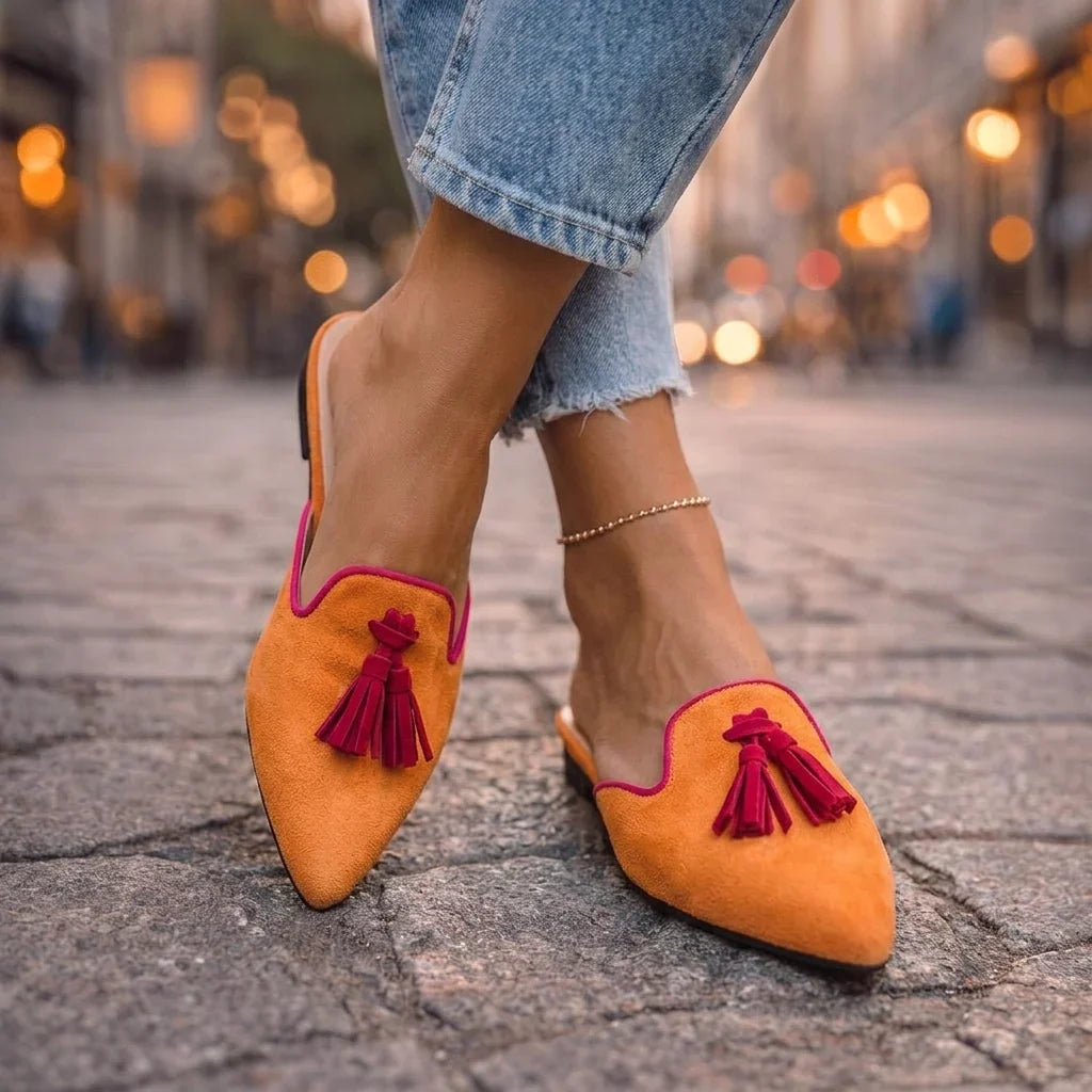 Mule Serafina a Punta con Frange