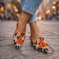 Livia Ballerine a Punta con Stampa Leopardo