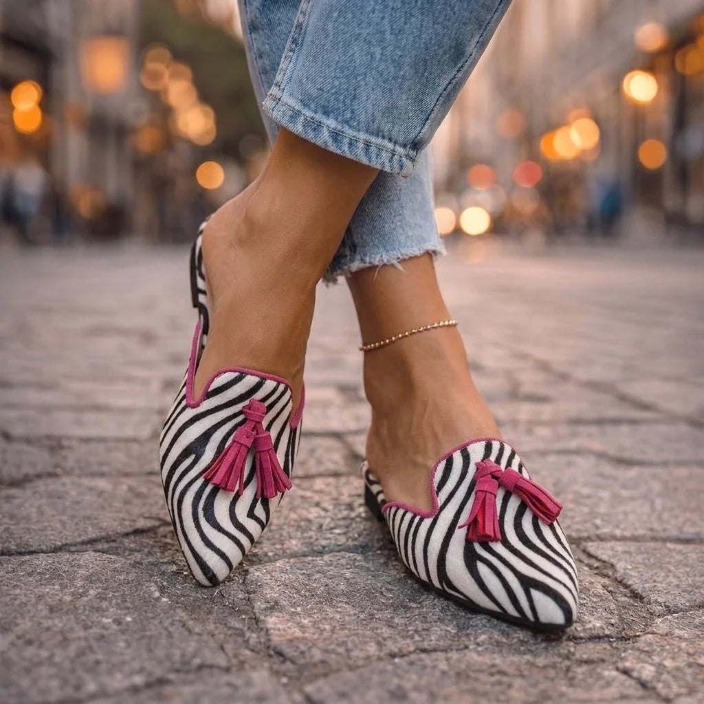 Mule Serafina a Punta con Frange